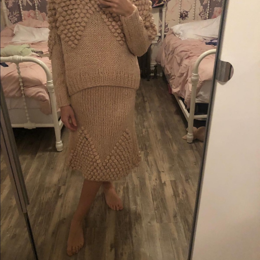 Sweater and skirt set
